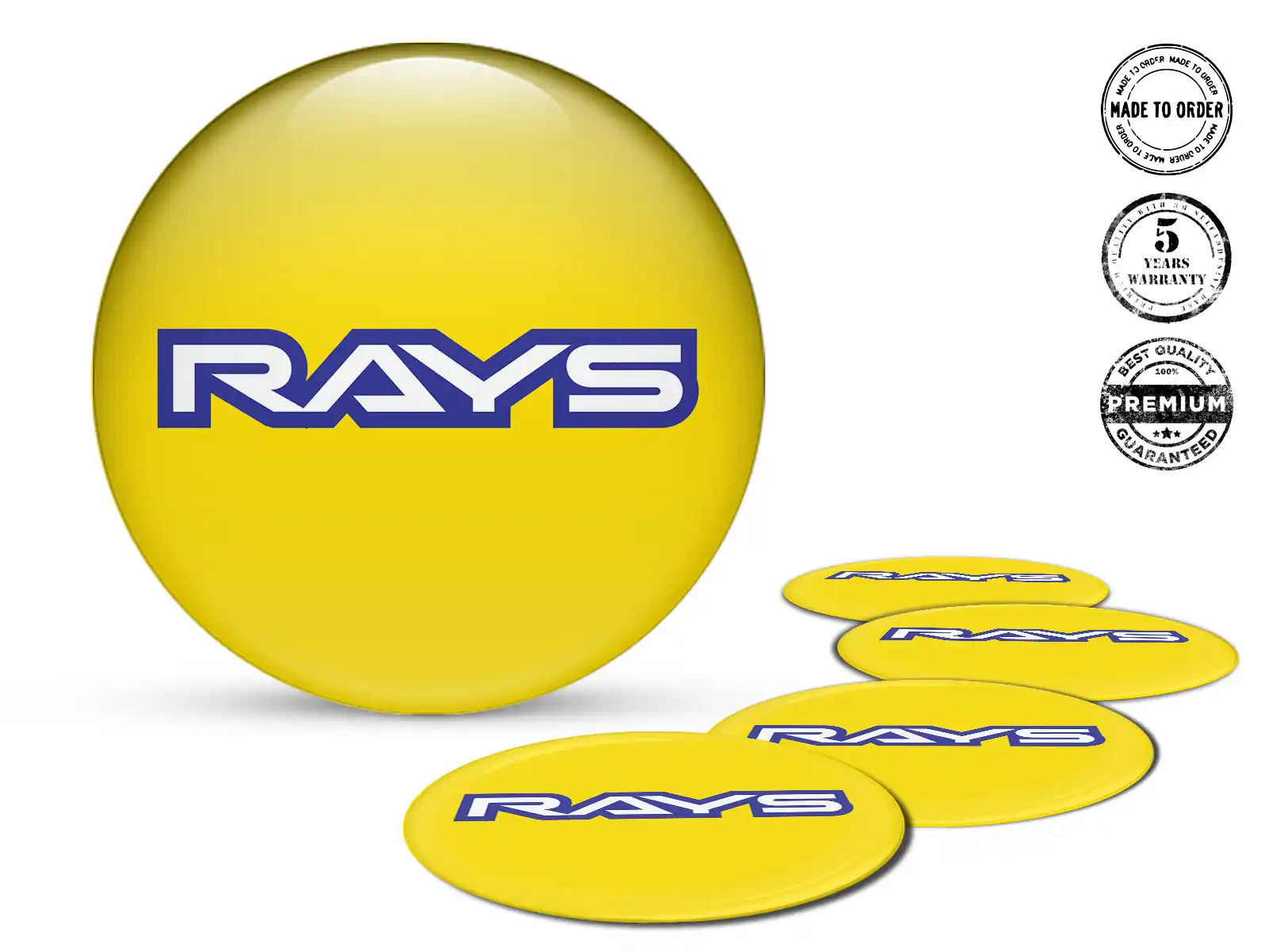 Rays Silikonsticker Marke Felgenplaketten Ausgabe